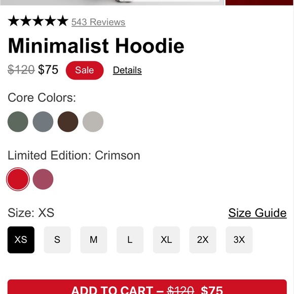 Comfrt Minimalist Hoodie - Picture 5 of 5